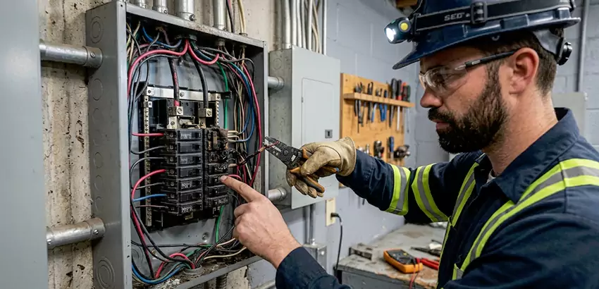 Breaker Box Short Circuit Repair in Roswell