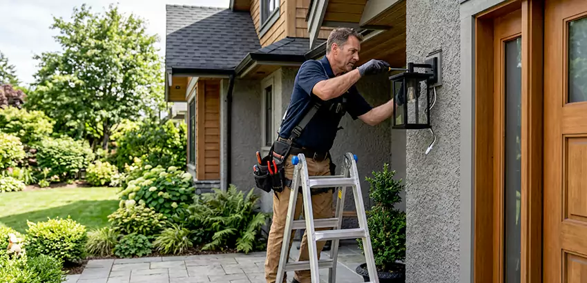 Outdoor and Exterior Light Fixture Installation in Roswell