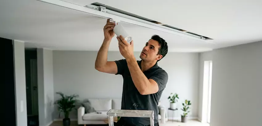 Recessed Track Lighting Installation in Roswell