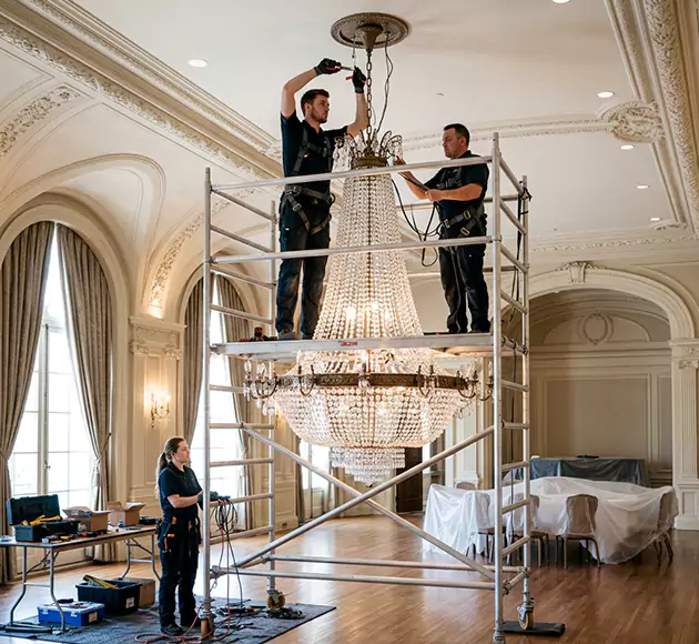 Professional Chandelier Installation: Your Local Fixture Team in Roswell, GA